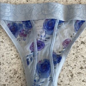 Lounge Underwear Floral thong mesh